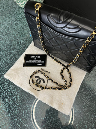 Chanel Lambskin Full Flap Handbag