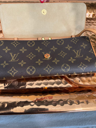 💯Authentic Louis Vuitton Monogram Twin GM Pochette