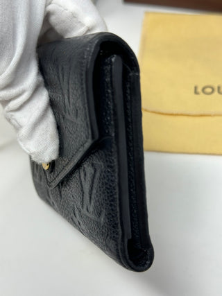 Louis Vuitton Empreinte Wallet in Black