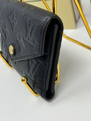 Louis Vuitton Empreinte Wallet in Black