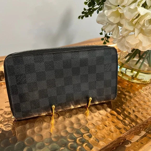 Louis Vuitton Large Damier Graphite Zippy Organizer Long Wallet